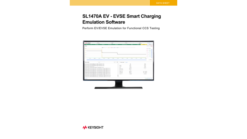 SL1470A EV - EVSE Smart Charging Emulation Software